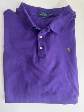 Polo by Ralph Lauren Purple Short Sleeve Classic Polo